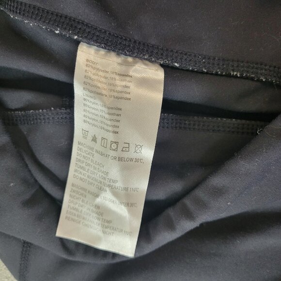 Baleaf Womens Shorts 2XL Plus Biker Black Poly Blend LONG Lightweight BLA144E - Picture 9 of 10